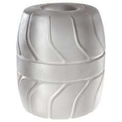   SilaSkin - Anneau et allongeur pour testicules - silicone extensible - blanc