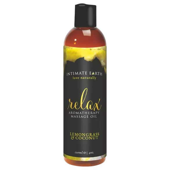 Intimate Earth Relax - huile de massage - citronnelle coco - 120ml
