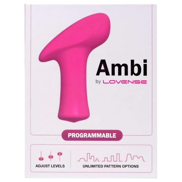 LOVENSE Ambi - stimulateur clitoridien connecté 2 moteurs - silicone rose