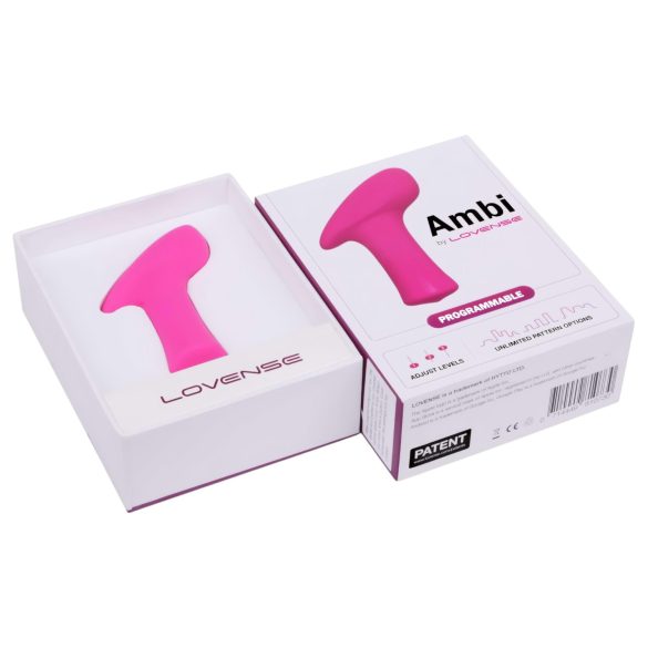 LOVENSE Ambi - stimulateur clitoridien connecté 2 moteurs - silicone rose