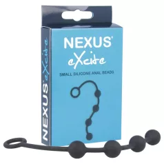 Nexus Excite - plug anal perles - silicone noir petit