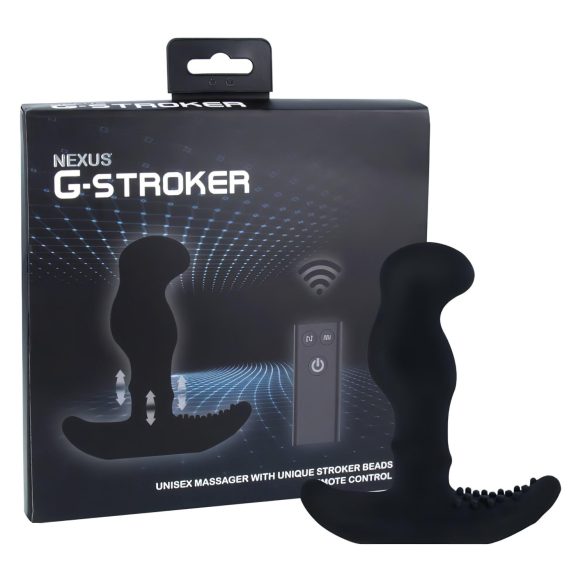Nexus G-stroker - stimulateur prostate vibrant télécommandé - silicone noir