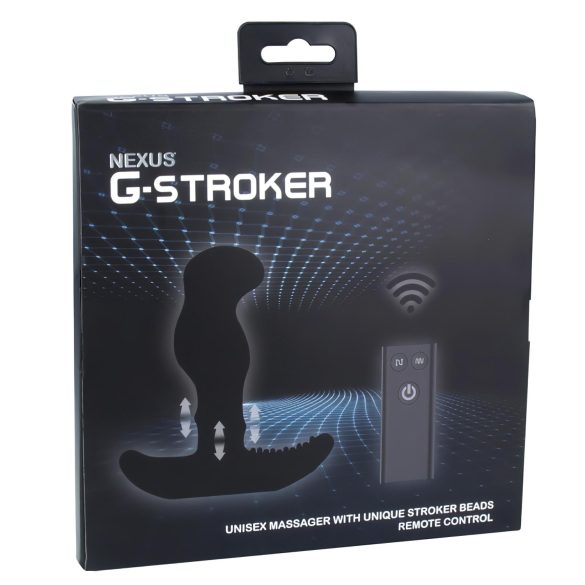 Nexus G-stroker - stimulateur prostate vibrant télécommandé - silicone noir