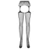 Obsessive - ensemble porte-jarretelles fleuri - noir (S-L)