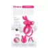 Screaming O Ohare - anneau pénien vibrant lapin rechargeable - silicone rose