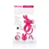 Screaming O Ohare - anneau pénien vibrant lapin rechargeable - silicone rose