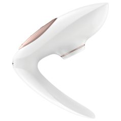   Satisfyer Pro 4 Couples - vibromasseur couple à ondes d’air rechargeable - blanc