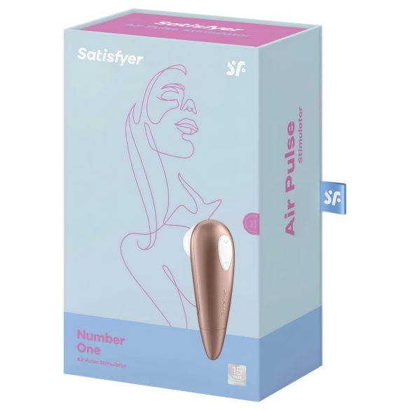 Satisfyer 1 Number One - stimulateur clitoridien à ondes d’air - marron