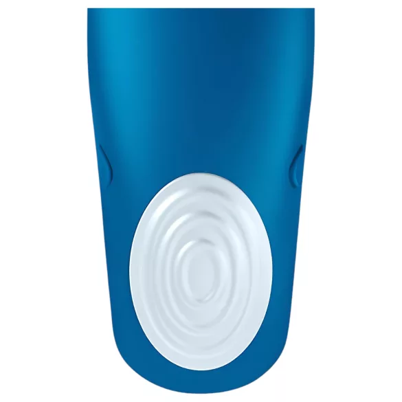 Satisfyer Double Whale - vibromasseur couple 2 moteurs - silicone bleu