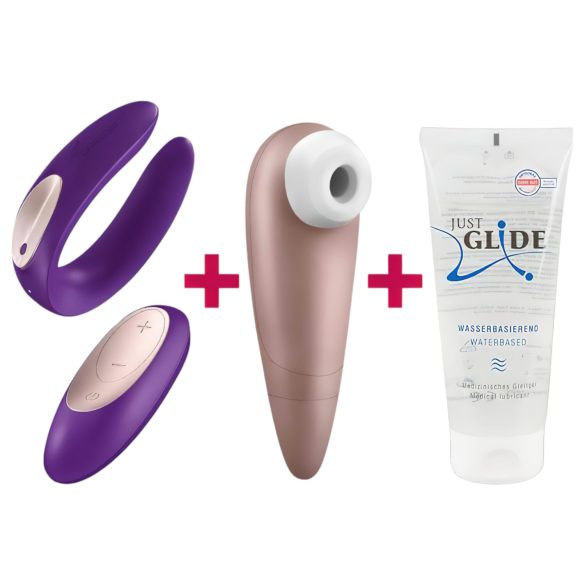 Ensemble de Vibrateurs Satisfyer pour Couples (3 pièces)