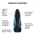 Satisfyer Men One - masturbateur à aspiration - bleu et noir