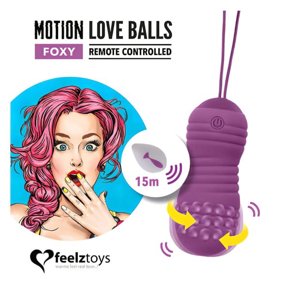 FEELZTOYS - œuf vibrant étanche - violet