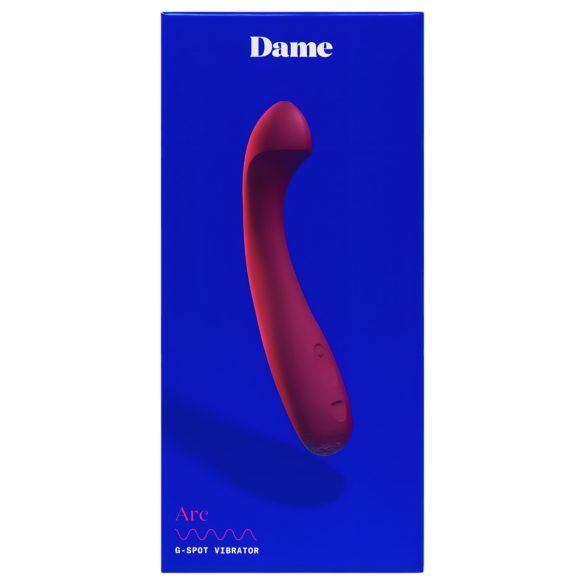 Dame Arc - vibromasseur point G rechargeable - silicone rose