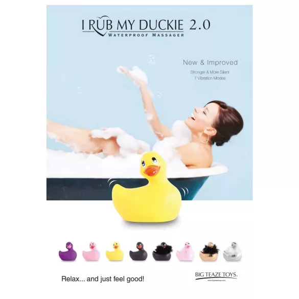 My Duckie 2.0 - vibromasseur clitoridien étanche - rose