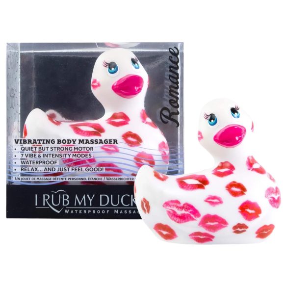 My Duckie Romance 2.0 - vibromasseur clitoridien étanche - blanc rose