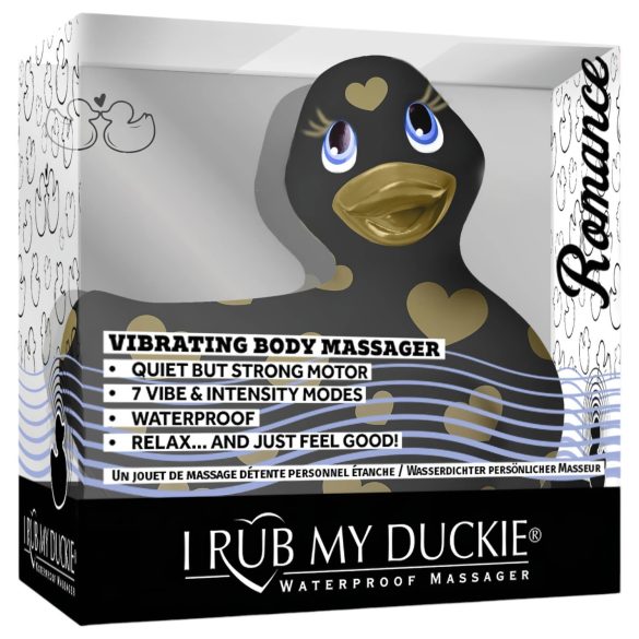 My Duckie Romance 2.0 - stimulateur clitoris vibrant - noir or