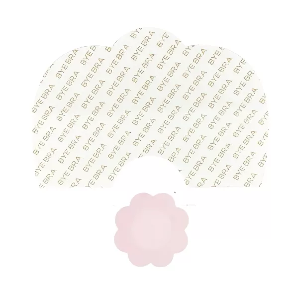 Bye Bra - soutien-gorge adhésif invisible D-F - rose - 6 pièces