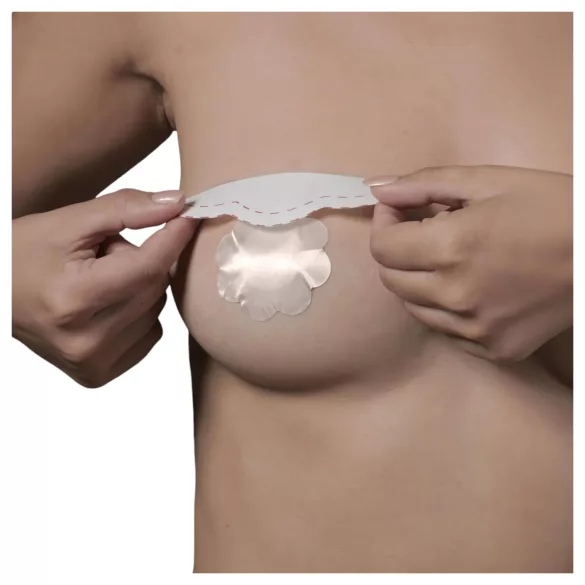 Bye Bra - soutien-gorge adhésif invisible D-F - rose - 6 pièces