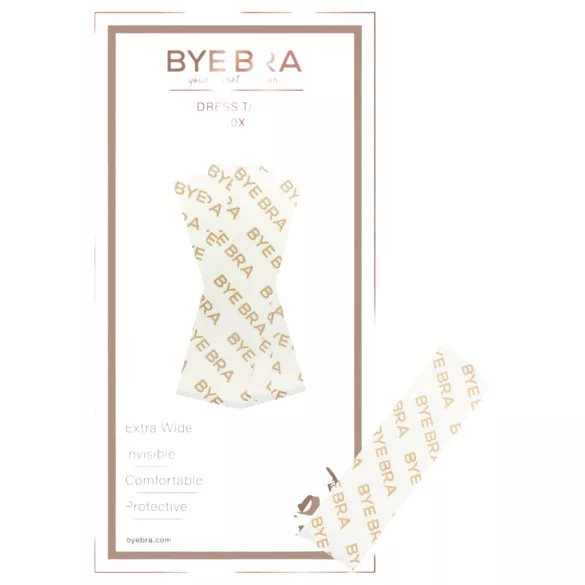 Bye Bra - ruban adhésif double face vêtements - lot de 20