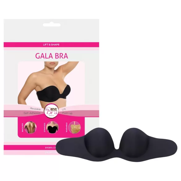 Bye Bra - soutien-gorge push-up invisible - noir