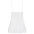 Obsessive - babydoll en dentelle avec string - blanc