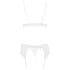 Obsessive - ensemble lingerie dentelle - blanc - L/XL