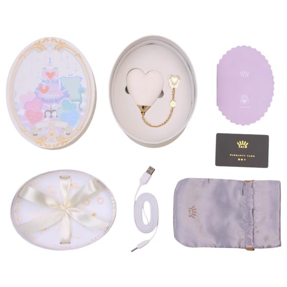 ZALO Baby Heart - intelligent vibromasseur waterproof (blanc)