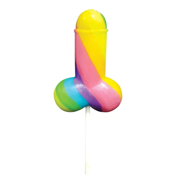 Rainbow Cock Pop - sucette pénis - goût fruité - 85g