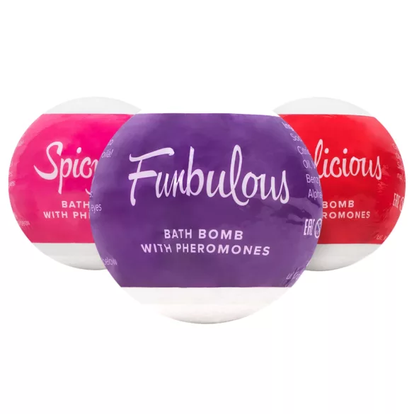 Obsessive Fruity - boule de bain parfumée aux phéromones - 100g