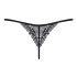 Obsessive Intensa - String en dentelle avec lanières (noir) - L/XL