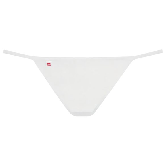Obsessive Luiza - string femme - motif tulipe - blanc - L/XL