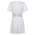 Obsessive Miamor Robe - peignoir à manches en dentelle avec string (blanc) - L/XL