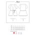 Obsessive Miamor Robe - peignoir à manches en dentelle avec string (blanc) - L/XL