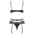 Obsessive Heartina - ensemble lingerie - noir