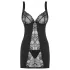 Obsessive - nuisette et string - dentelle noire - L/XL