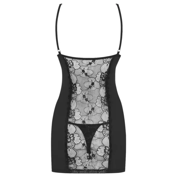 Obsessive - nuisette et string - dentelle noire - L/XL