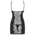 Obsessive - nuisette et string - dentelle noire - L/XL