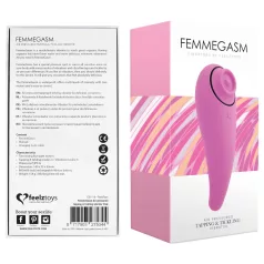   FEELZTOYS Femmegasm - vibromasseur clitoridien 2en1 rechargeable - rose