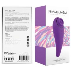   FEELZTOYS Femmegasm - stimulateur clitoridien 2en1 rechargeable - violet