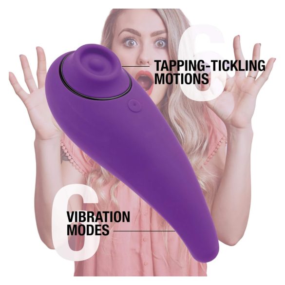 FEELZTOYS Femmegasm - stimulateur clitoridien 2en1 rechargeable - violet