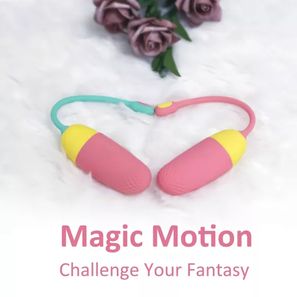 Magic Motion Vini - œuf vibrant connecté rechargeable - silicone orange