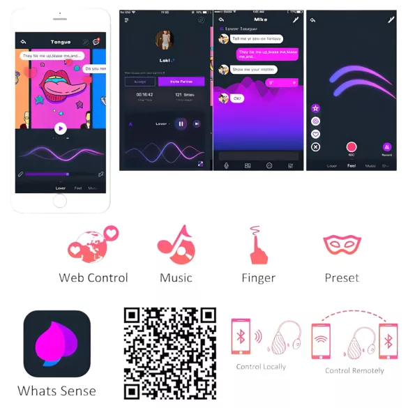 Magic Motion Sundae - œuf vibrant connecté - rechargeable - rouge