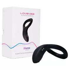 Lovense - anneau pénien vibrant connecté - silicone noir