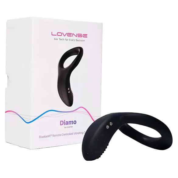 LOVENSE Diamo - anneau pénien vibrant et connecté (noir)