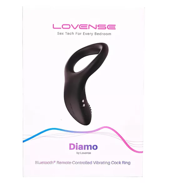 LOVENSE Diamo - anneau pénien vibrant et connecté (noir)
