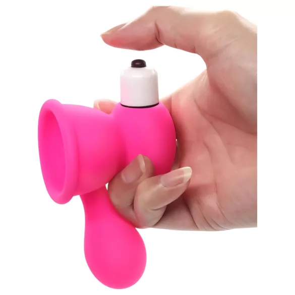 Aixiasia Bobo - stimulateur de tétons vibrant - silicone rose