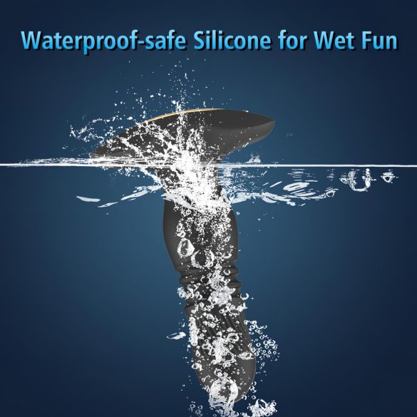 Aixiasia Roy - vibromasseur anal à piston sans fil rechargeable - noir