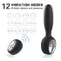 Aixiasia Dylon-Remote - plug anal vibrant télécommandé rechargeable - noir