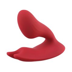   Magic Motion Umi - gode ceinture vibrant connecté rechargeable - silicone rouge