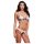 Baci - Ensemble soutien-gorge fleuri en dentelle + culotte ouverte